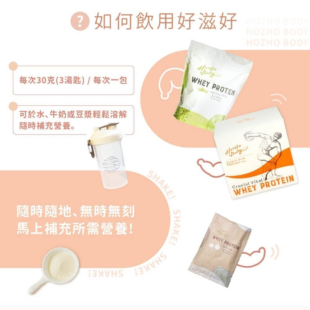 【Hozho Body 好滋好】關健乳酸乳清蛋白(30g/包)-細節圖5