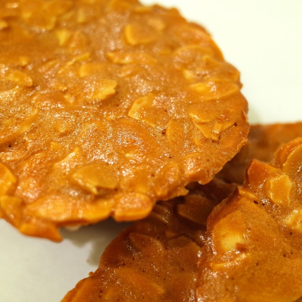 金牌咖啡杏仁瓦片 重磅濃郁 手工餅乾-細節圖2