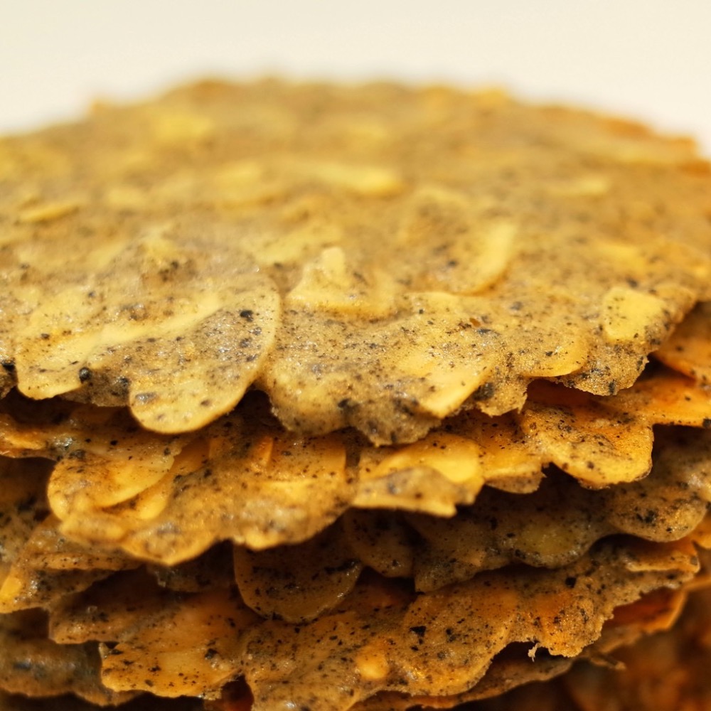 黑芝麻杏仁瓦片　養生健康　手工餅乾-細節圖4