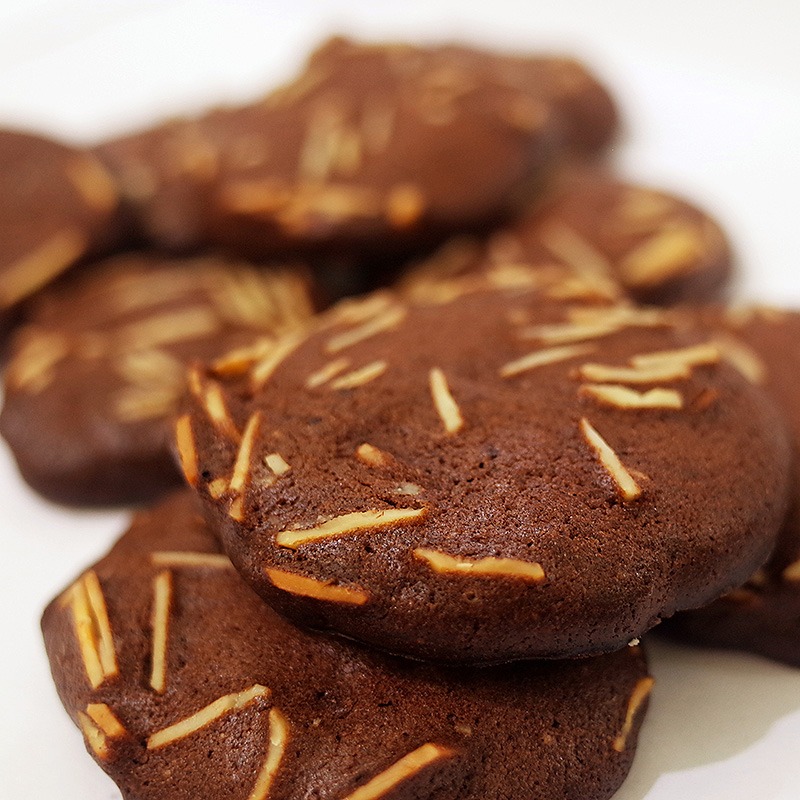 巧克力風味鵝卵石杏仁餅乾  口口濃郁 手工餅乾-細節圖2