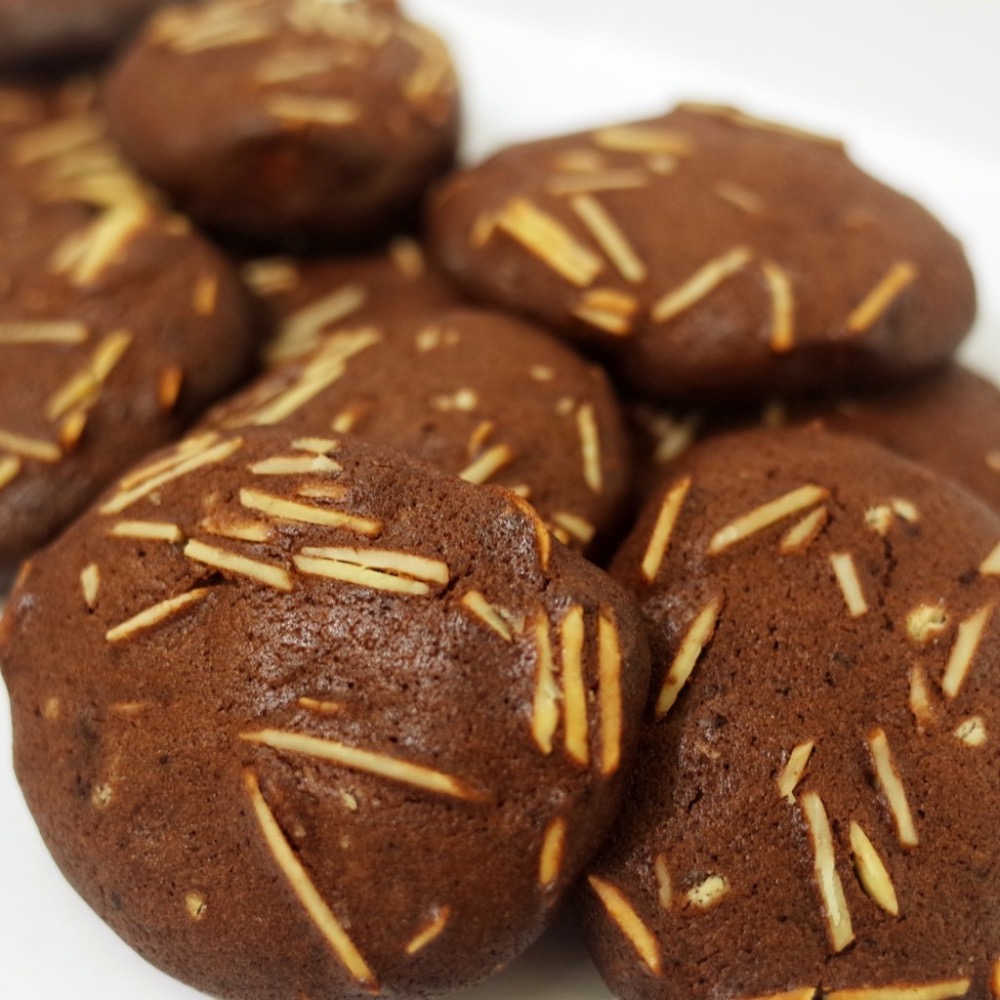 巧克力風味鵝卵石杏仁餅乾  口口濃郁 手工餅乾-細節圖3