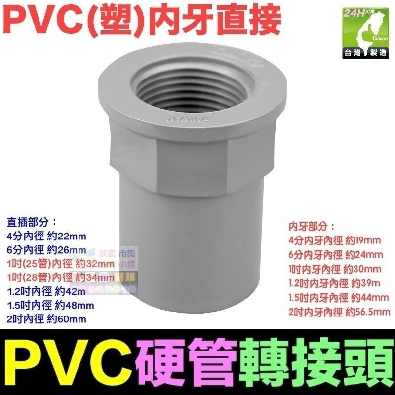 🚿㊣【水博士】PVC硬管接頭 4分~2吋轉接頭 直接 彎頭 三通 管帽 龍口接頭 閥接頭 內牙外牙 南亞 HYH LD-細節圖4