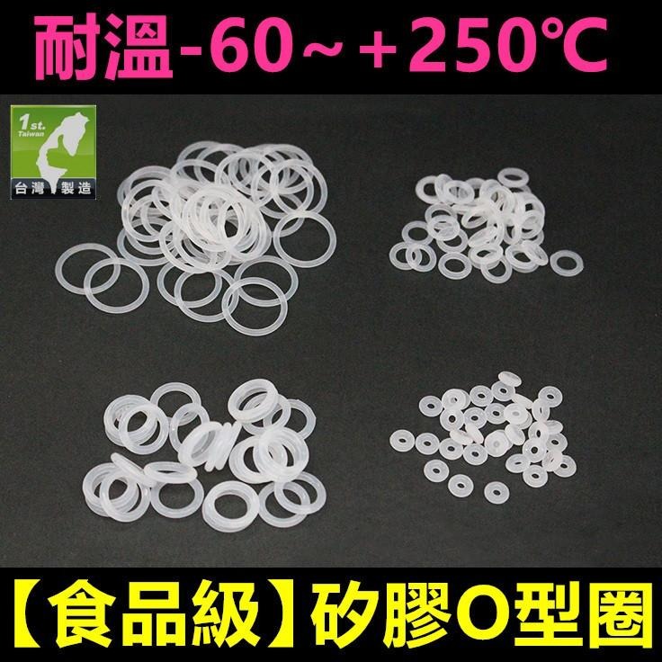 🔧㊣【食品級】5~31mm 矽膠O型圈 密封圈 SIL O型環 O-RING 氣密 止水 耐油 耐溫-60~+250℃-細節圖3
