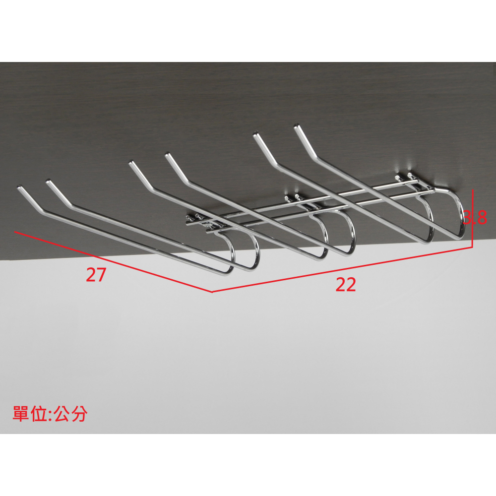 現貨【附發票】鎖壁式玻璃杯架 紅酒杯架 高腳杯架 工廠直營-細節圖2