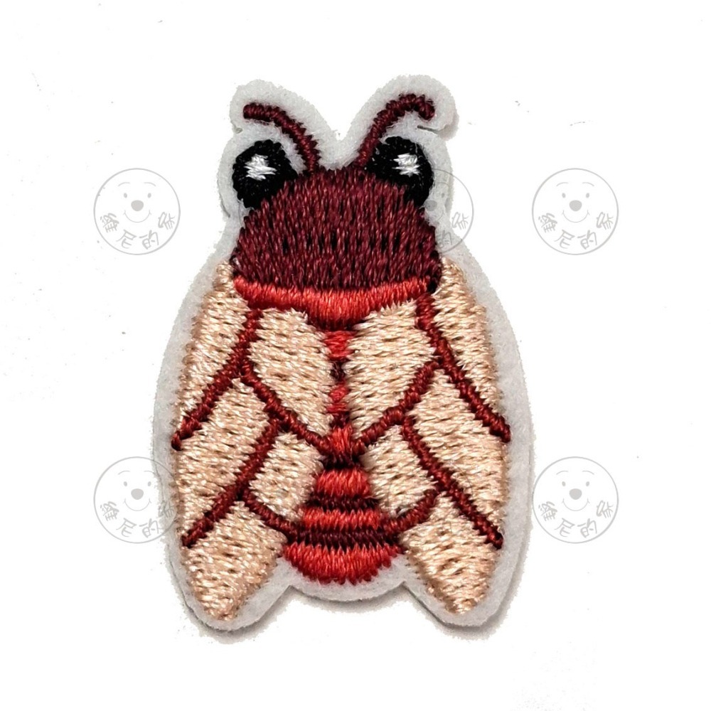 布貼 燙布貼 刺繡 貼布 熨燙 昆蟲 甲蟲 獨角仙 蟬 蜜蜂 蜻蜓 蝴蝶 蜜蜂 蚱蜢 瓢蟲 動物 現貨 維尼的家-細節圖5