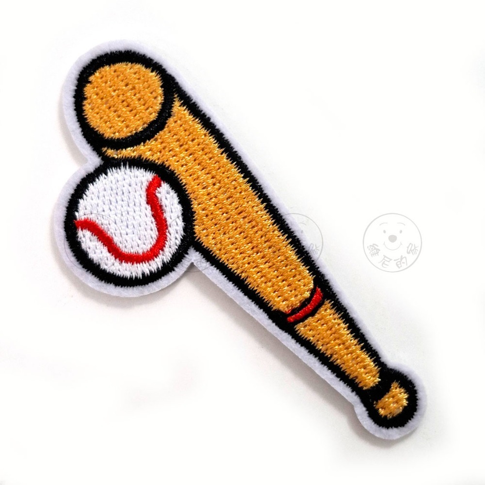 維尼的家 燙布貼 布貼 刺繡 熨燙 運動 球 羽球 球拍 羽毛球 棒球 手套 籃球 裝飾徽章 貼布 台灣現貨-規格圖5
