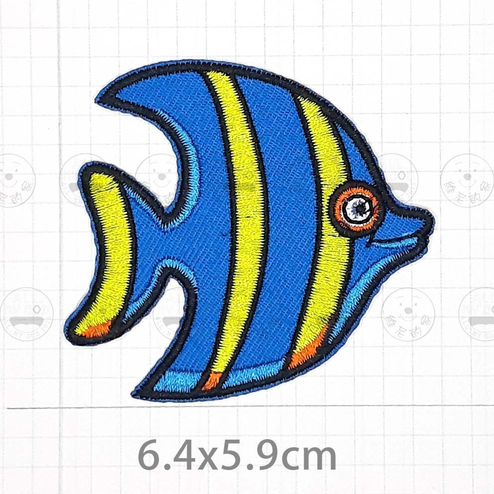 C5黃條紋藍色熱帶魚a