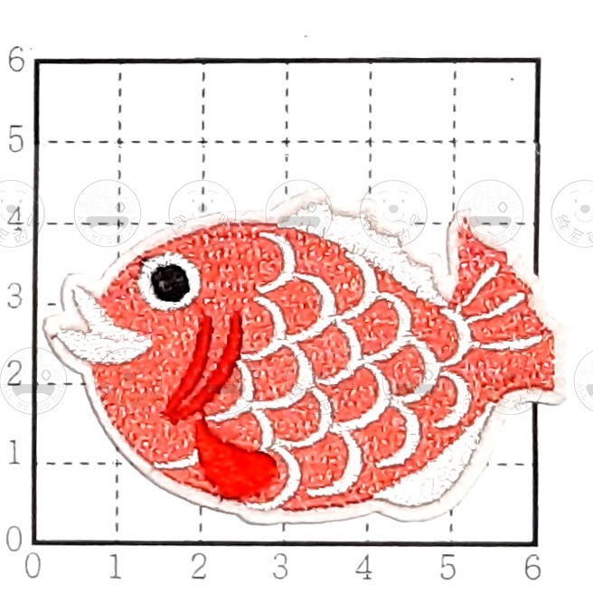 維尼的家 燙布貼 刺繡布貼 海洋生物 動物 魚 鯊魚 鯨魚 烏龜 鯉魚 小丑魚 章魚 水母 螃蟹龍蝦 寄居蟹 海星 海馬-規格圖6
