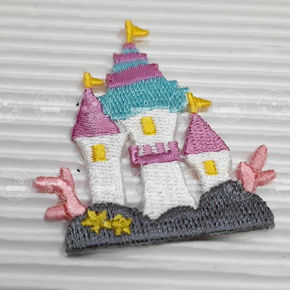 燙布貼 刺繡熨燙 布貼 海洋生物 動物 鯊魚 海豚 燈籠魚 鯉魚旗 貝殼 海馬 熱帶魚 城堡 徽章 補丁 維尼的家-細節圖7