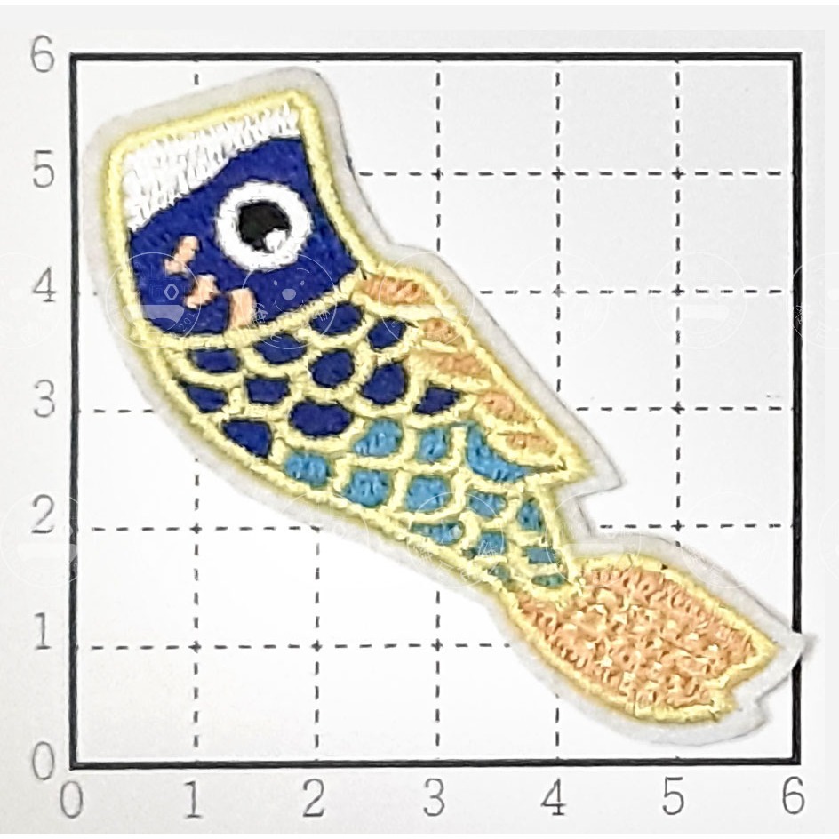 燙布貼 刺繡熨燙 布貼 海洋生物 動物 鯊魚 海豚 燈籠魚 鯉魚旗 貝殼 海馬 熱帶魚 城堡 徽章 補丁 維尼的家-規格圖10