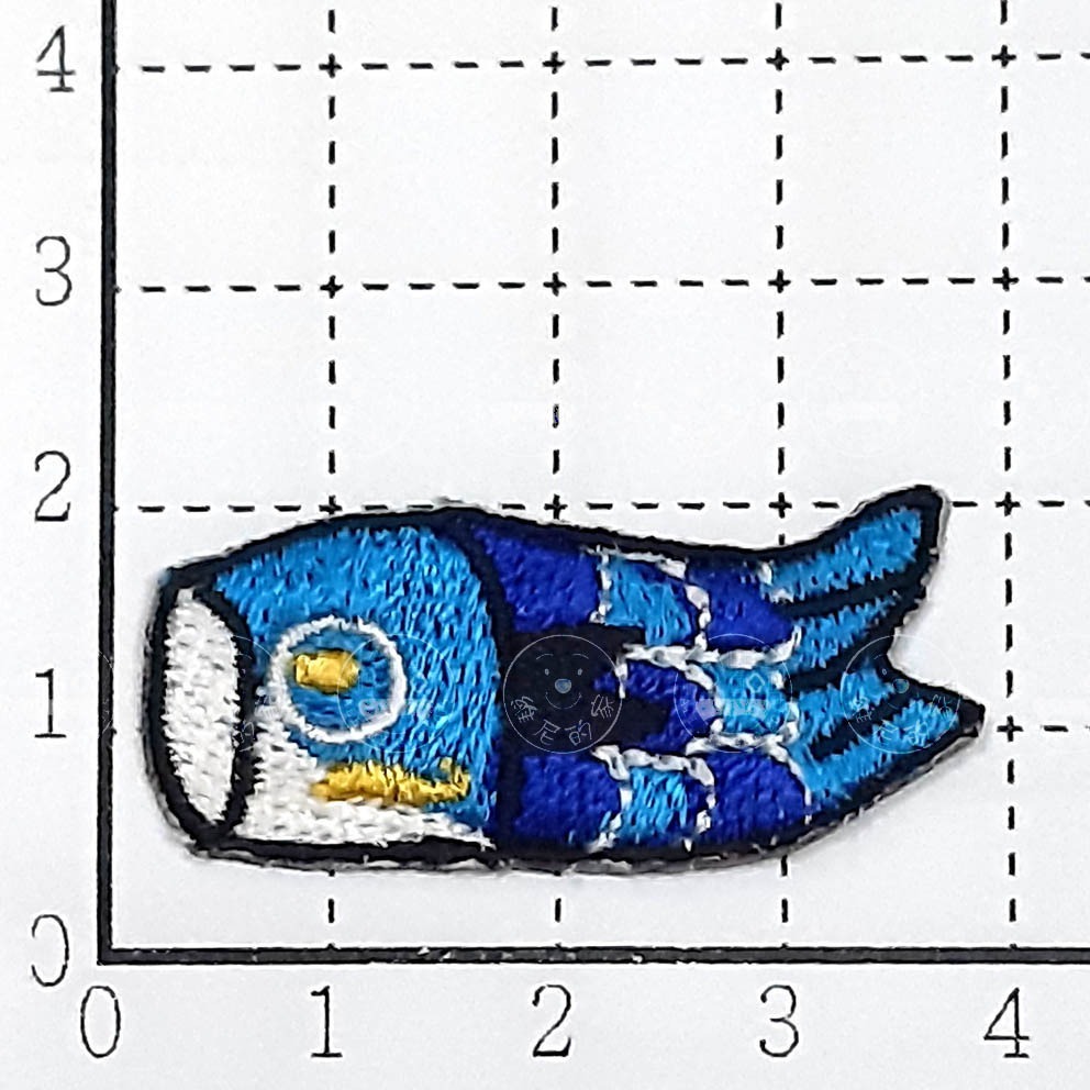 A7鯉魚旗-藍(小)