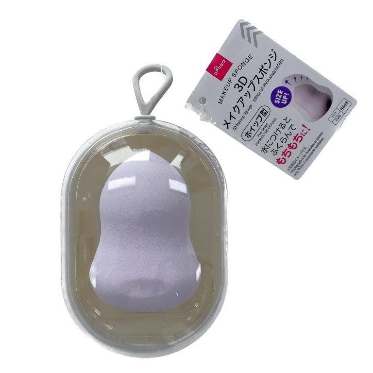 現貨《玩具魔王》日本大創 DAISO 美妝蛋 棉花粉撲 葫蘆 水滴 斜切 轉蛋 扭蛋 曬娃包 化妝 粉撲 海綿 徽章-規格圖8