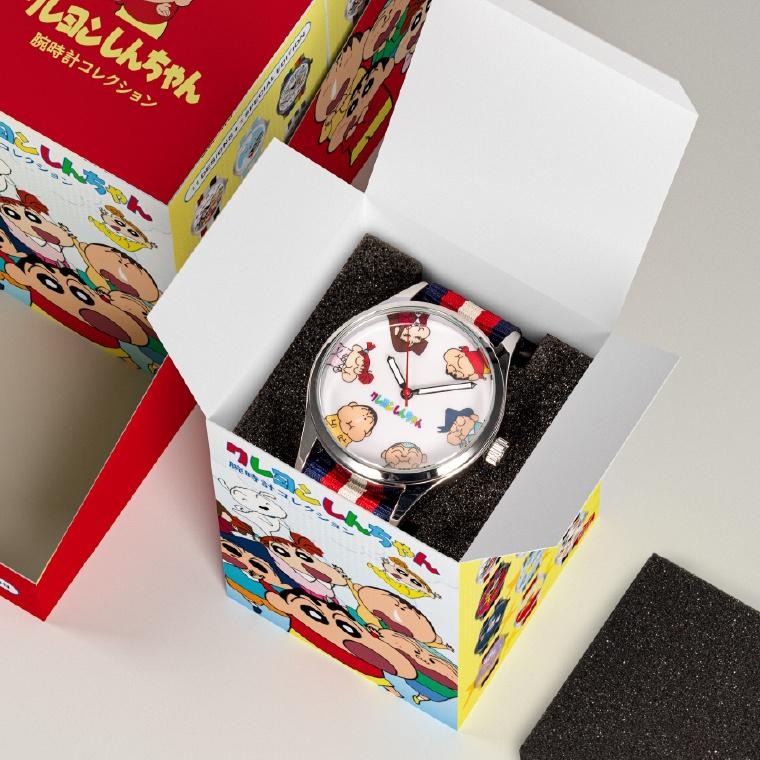 現貨 確認款《玩具魔王》Infantry 蠟筆小新 第一代 精工石英機芯手錶 盲盒 手錶 小新手錶 正版授權-細節圖3