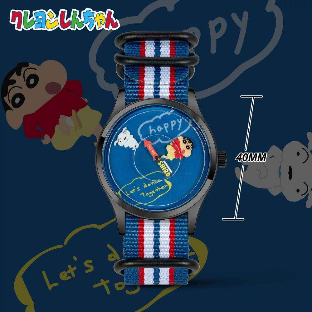 現貨 確認款《玩具魔王》Infantry 蠟筆小新 第一代 精工石英機芯手錶 盲盒 手錶 小新手錶 正版授權-規格圖3