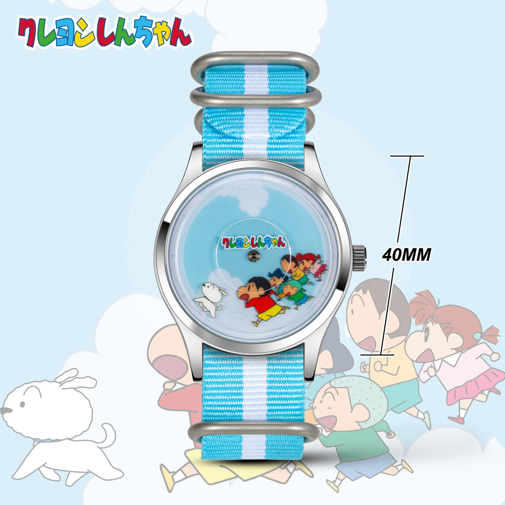 現貨 確認款《玩具魔王》Infantry 蠟筆小新 第一代 精工石英機芯手錶 盲盒 手錶 小新手錶 正版授權-規格圖3