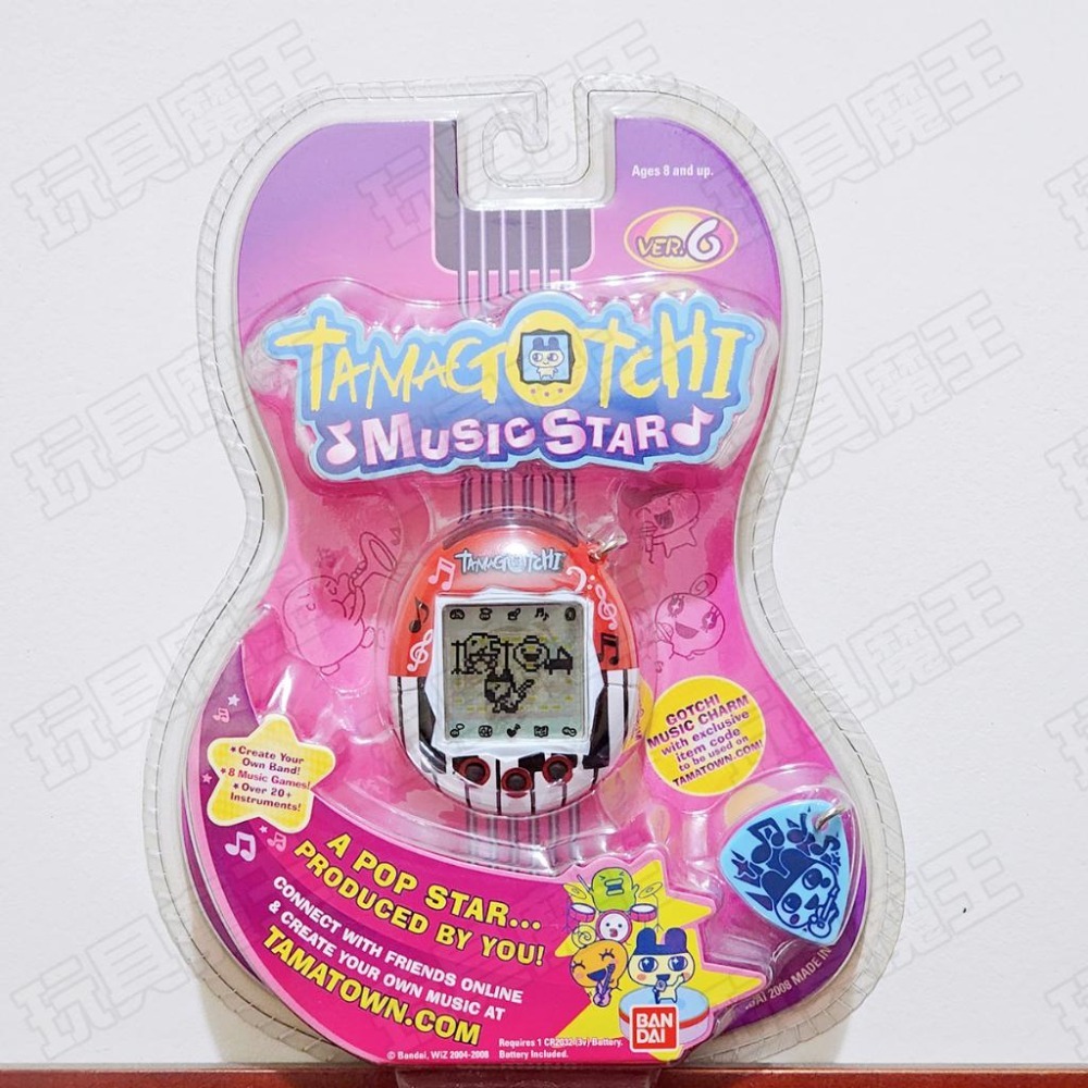 絕版 電子雞 現貨《玩具魔王》塔麻可吉 全新未拆 音樂 電子寵物 Tamagotchi Music Star 台灣代理版-細節圖2