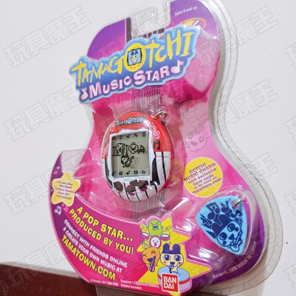 絕版 電子雞 現貨《玩具魔王》塔麻可吉 全新未拆 音樂 電子寵物 Tamagotchi Music Star 台灣代理版-細節圖3
