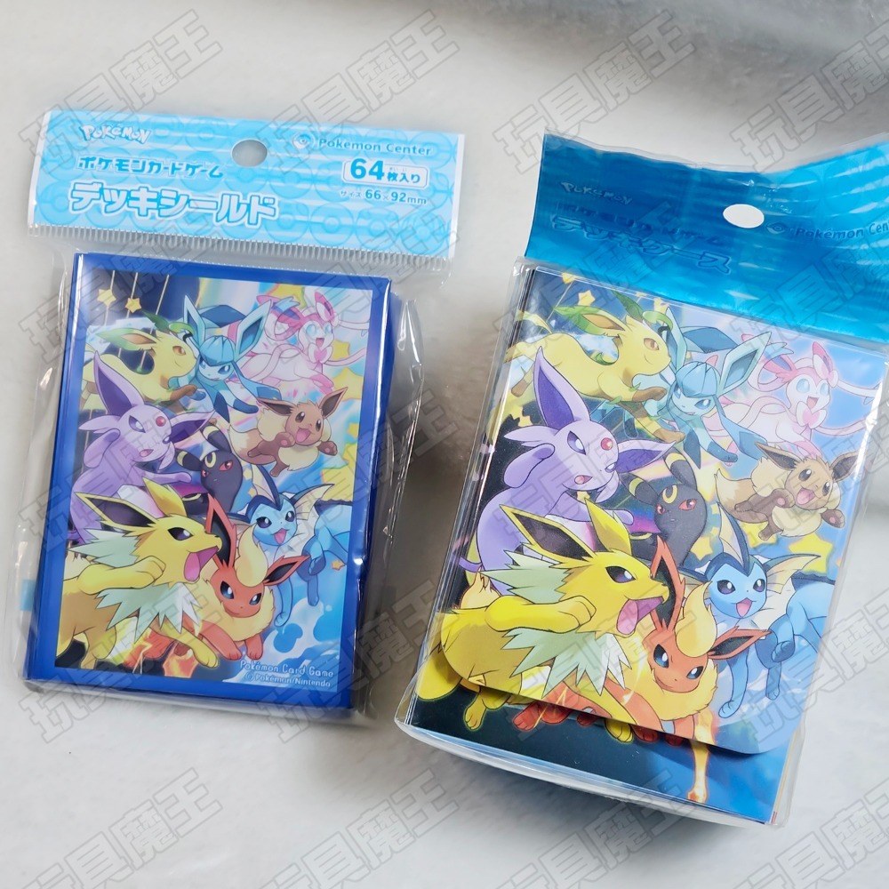 現貨《玩具魔王》伊布 伊布家族 卡套 卡盒 牌套 PTCG 精靈寶可夢 寶可夢 日本寶可夢中心限定-規格圖5