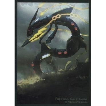 現貨《玩具魔王》烈空坐 異色 色違 烈空坐的降臨 黑烈空 烈空座 PTCG 精靈寶可夢 卡套 卡牌 牌套寶可夢中心限定-細節圖2