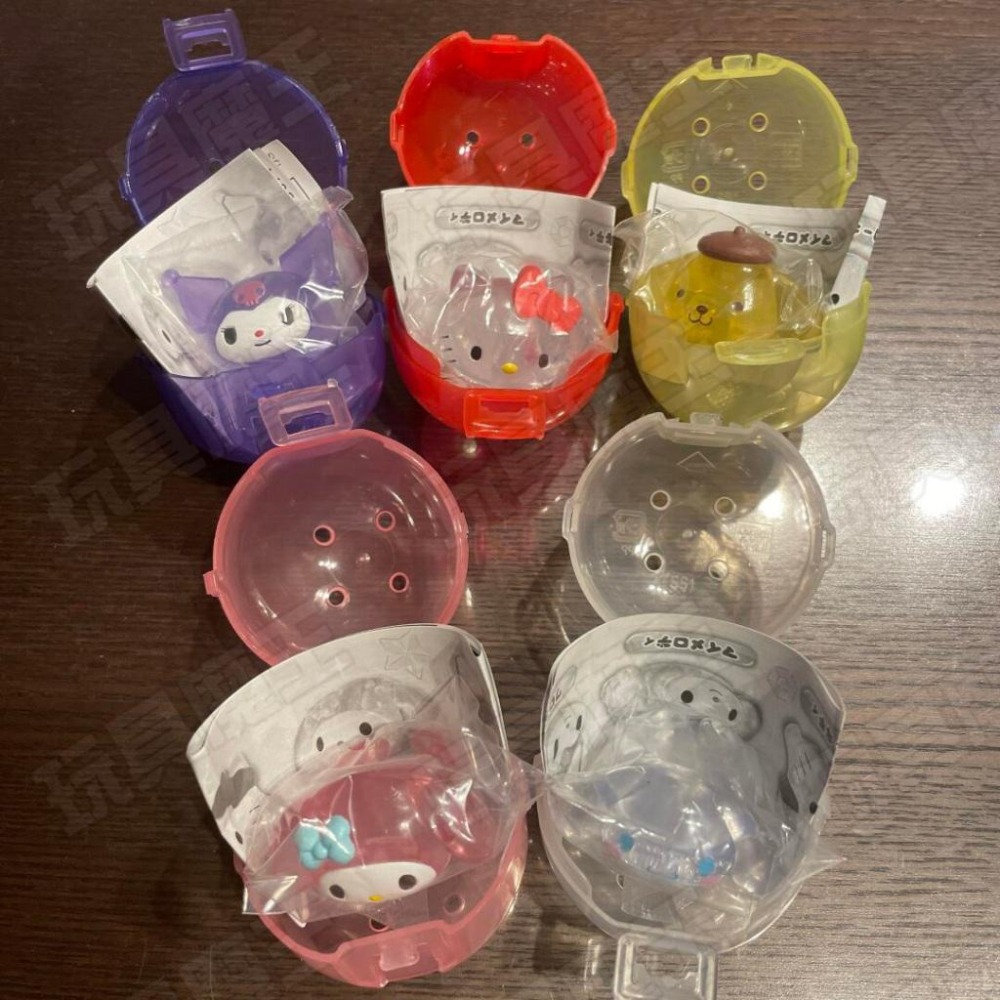 現貨《玩具魔王》T-arts 轉蛋 扭蛋 三麗鷗 大頭戒指 透光寶石 庫洛米 布丁狗 大耳狗 凱蒂貓-細節圖5