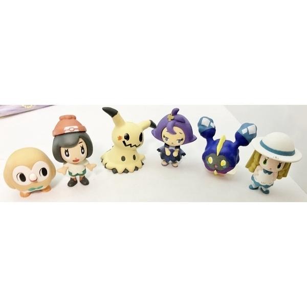 現貨《玩具魔王》寶可夢中心 限定 Pokemon time 扭蛋 轉蛋 莉莉艾 阿賽蘿拉 美月 木木梟 謎擬Q 小星雲-細節圖3