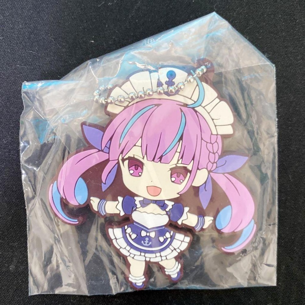 現貨《玩具魔王》萬代 Hololive 軟膠吊飾 兔田佩克拉 湊阿庫婭 Holo 扭蛋 轉蛋-細節圖2