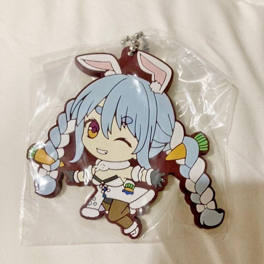 現貨《玩具魔王》萬代 Hololive 軟膠吊飾 兔田佩克拉 湊阿庫婭 Holo 扭蛋 轉蛋-細節圖4