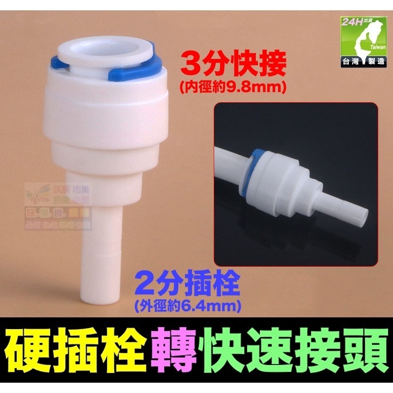 2分插栓轉3分快接直接