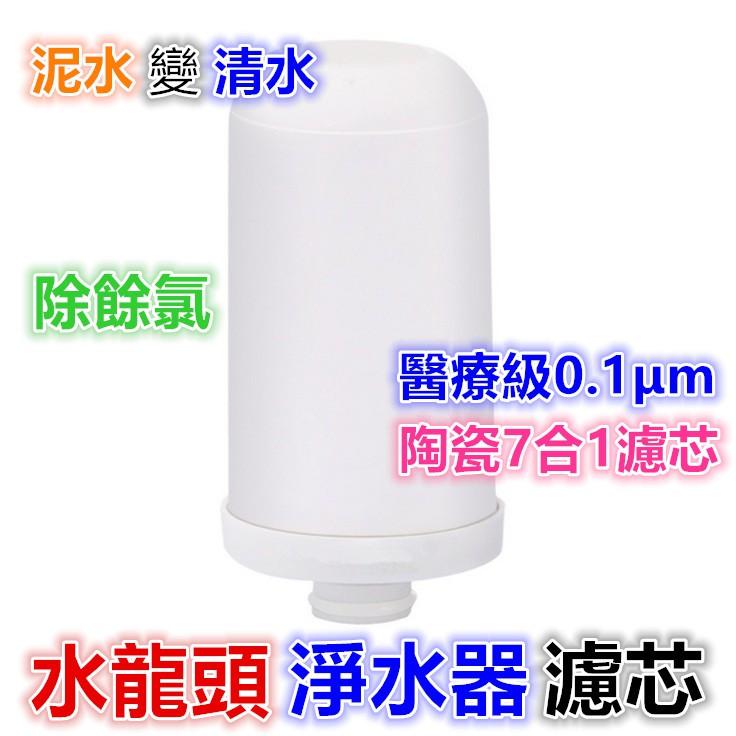㊣【水博士】透明水龍頭淨水器(專用) 醫療級0.1μm陶瓷7合1濾芯(泥水變清水)廚房自來水除氯過濾器-細節圖4