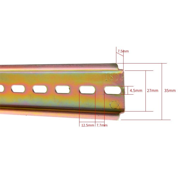🧮㊣【特價】DZ47 開關安裝導軌 20cm長 0.2米 20公分長 ; C45鐵導軌 CJX2接觸器 U型導軌-細節圖4