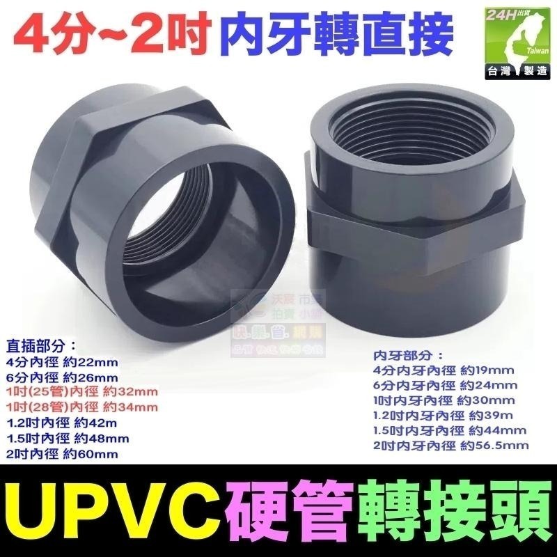 🏡㊣【水博士】PVC硬管接頭 4分~2吋轉接頭 直接 彎頭 三通 管帽 龍口接頭 閥接頭 內牙外牙 南亞 HYH LD-細節圖9