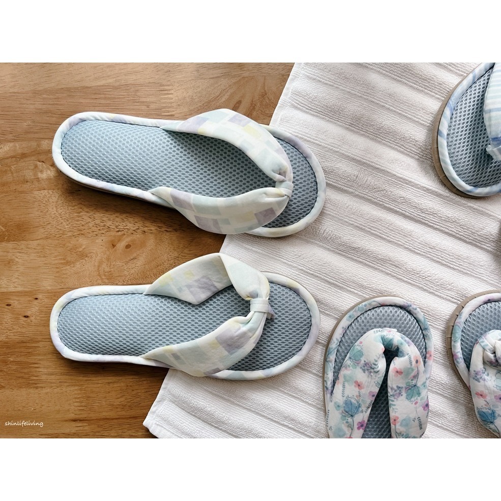 日本 涼感人字室內拖鞋 人字拖 夾腳 居家拖鞋 女用-細節圖2