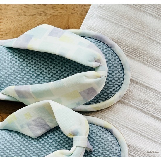 日本 涼感人字室內拖鞋 人字拖 夾腳 居家拖鞋 女用-細節圖3