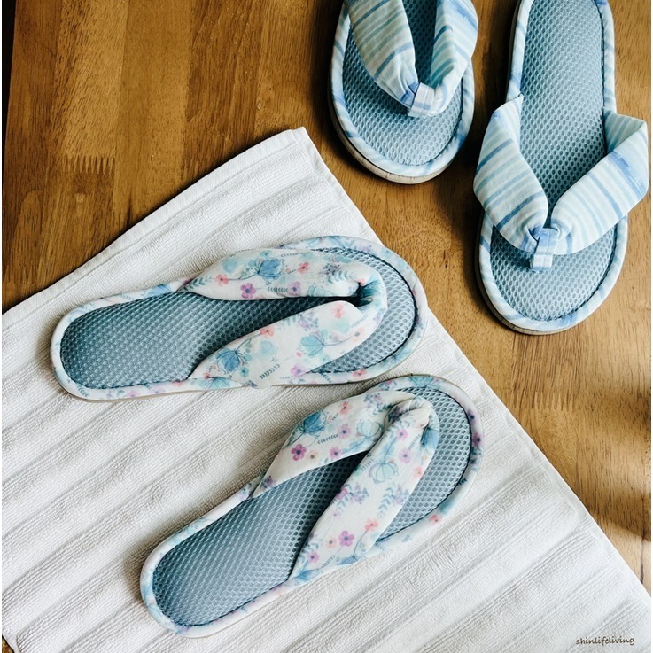 日本 涼感人字室內拖鞋 人字拖 夾腳 居家拖鞋 女用-細節圖5