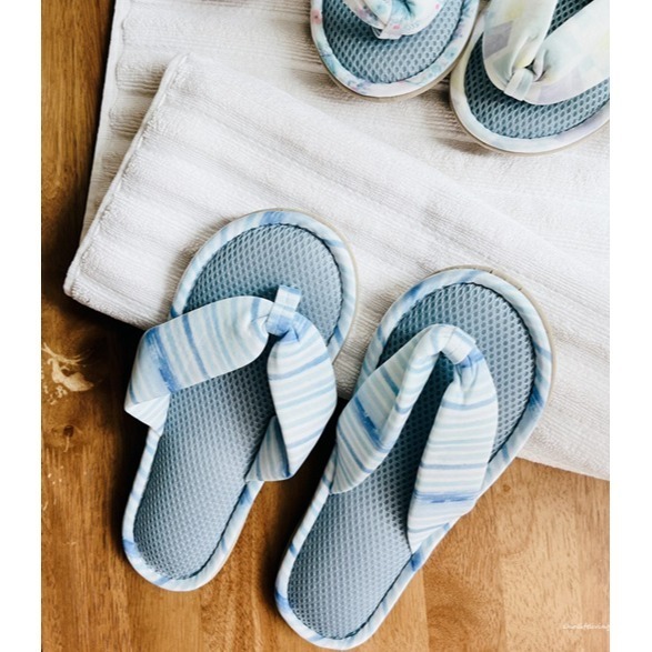 日本 涼感人字室內拖鞋 人字拖 夾腳 居家拖鞋 女用-細節圖8