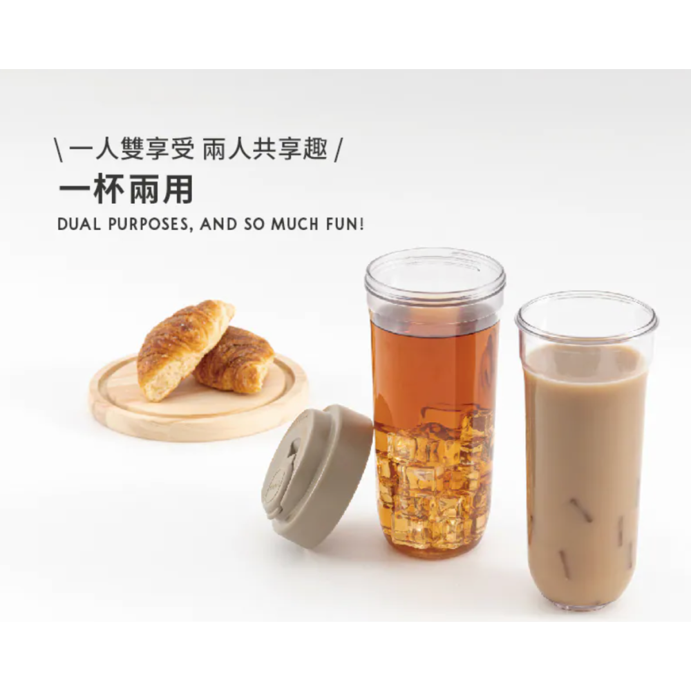 「良杯製所」三麗鷗聯名款 小緞帶系列 可拆雙層布丁杯720ML-細節圖9