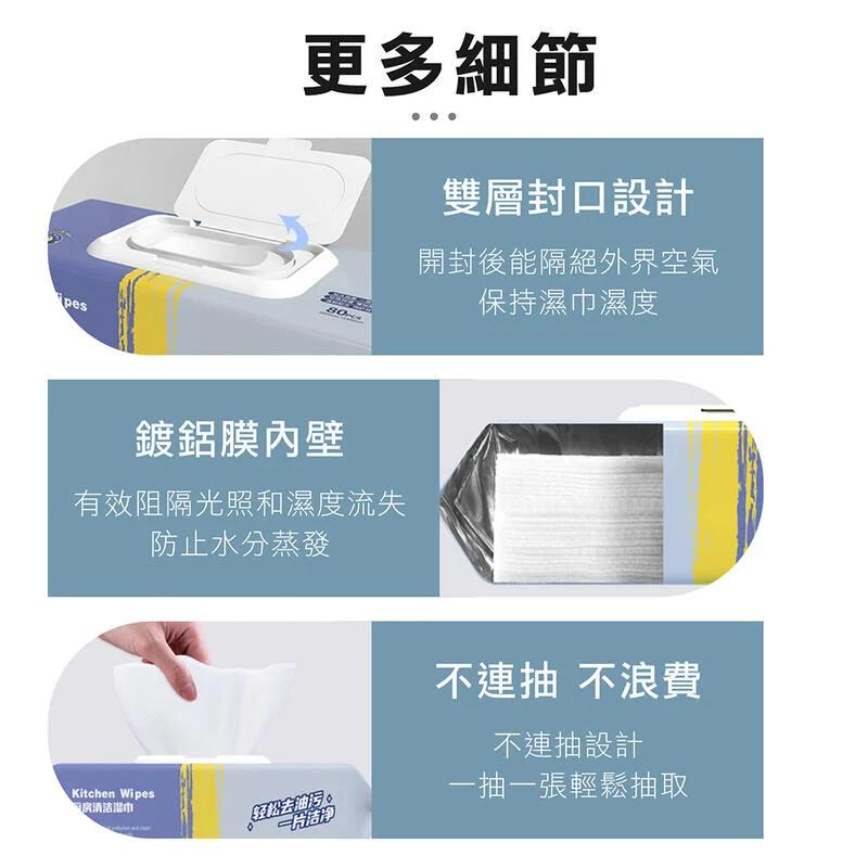 【台灣現貨🔥超強吸附力 一張即淨】廚房專用清潔巾 客廳紙巾 清潔紙 萬用清潔巾 去油巾 丟棄式抹布(DO216)-細節圖8