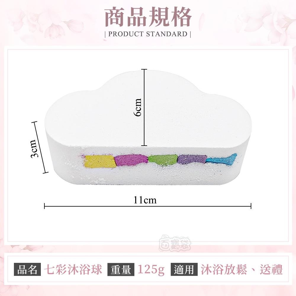【台灣現貨🔥植物精油！網紅最愛】泡澡球 沐浴球 彩虹泡澡球 彩虹沐浴球 泡澡精油 入浴球 泡泡球(BE1203)-細節圖9
