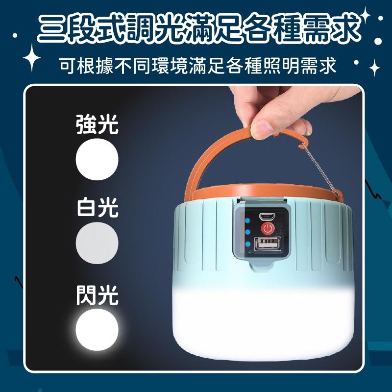 【現貨🔥太陽能充電 三段亮度】太陽能露營燈 太陽能照明燈 太陽能led燈 露營燈 帳篷燈 野營燈(BE1155)-細節圖6
