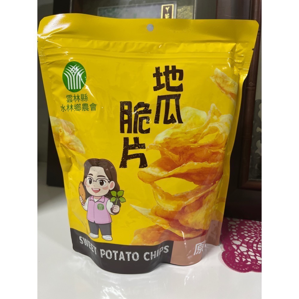 【雲林縣 水林鄉農會】原味地瓜脆片 150g/包-細節圖2