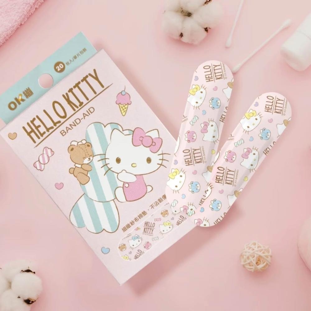 【台歐生醫】 酷洛米/HelloKitty/美樂蒂/汪汪隊 醫療用OK繃 (20入/盒)-細節圖3