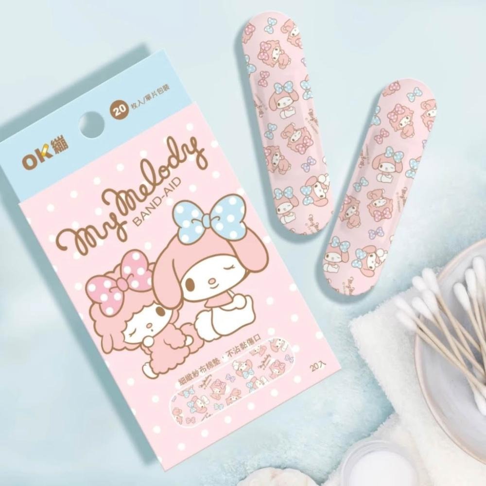 【台歐生醫】 酷洛米/HelloKitty/美樂蒂/汪汪隊 醫療用OK繃 (20入/盒)-細節圖4