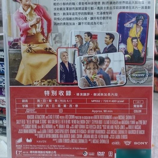 挖寶二手片-Y01-702-正版DVD-電影【你好 我叫陶樂絲】-莎莉菲爾德 麥斯格林菲爾德(直購價)-細節圖2