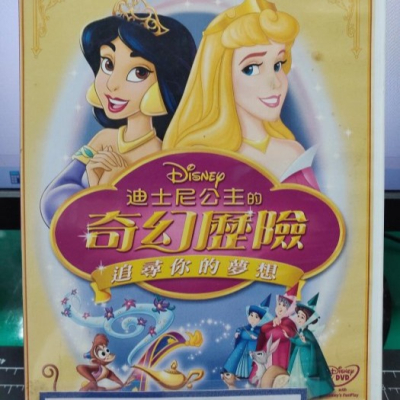 挖寶二手片-Y27-172-正版DVD-動畫【迪士尼公主的奇幻歷險 追尋你的夢想】-迪士尼*國英語發*海報是影印