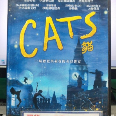 挖寶二手片-Y28-568-正版DVD-電影【CATS貓】-瑞貝爾威爾森 泰勒絲(直購價)
