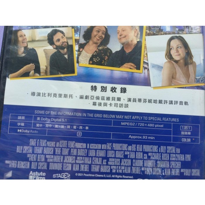 挖寶二手片-Y35-172-正版DVD-電影【活在當下】-比利克里斯托 蒂芬妮哈戴許(直購價)-細節圖3