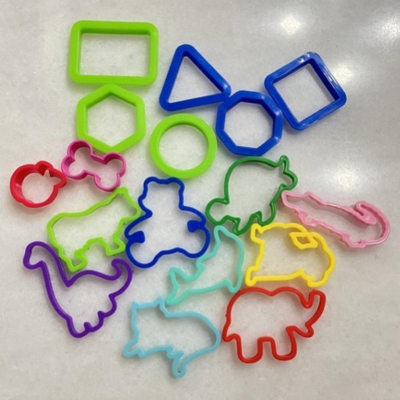 二手 近全新 孩之寶Hasbro 培樂多 Play-Doh 基礎形狀工具 動物款 各式動物模具 17件組