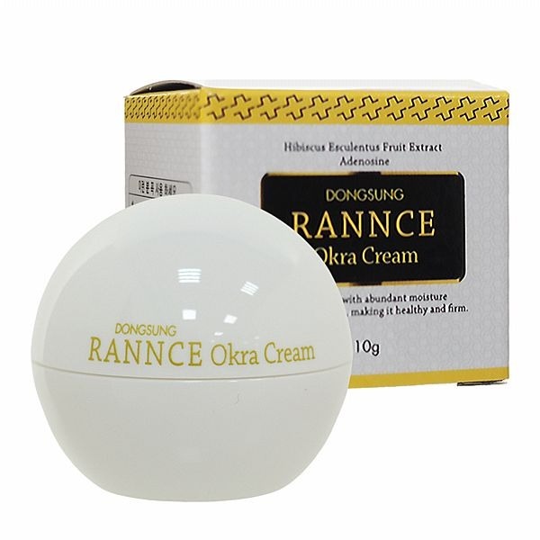 附發票 韓國 DONGSUNG 琅絲 小黑瓶面霜 東星  RANNCE 秋葵彈力拉絲賦活霜 10g-細節圖2
