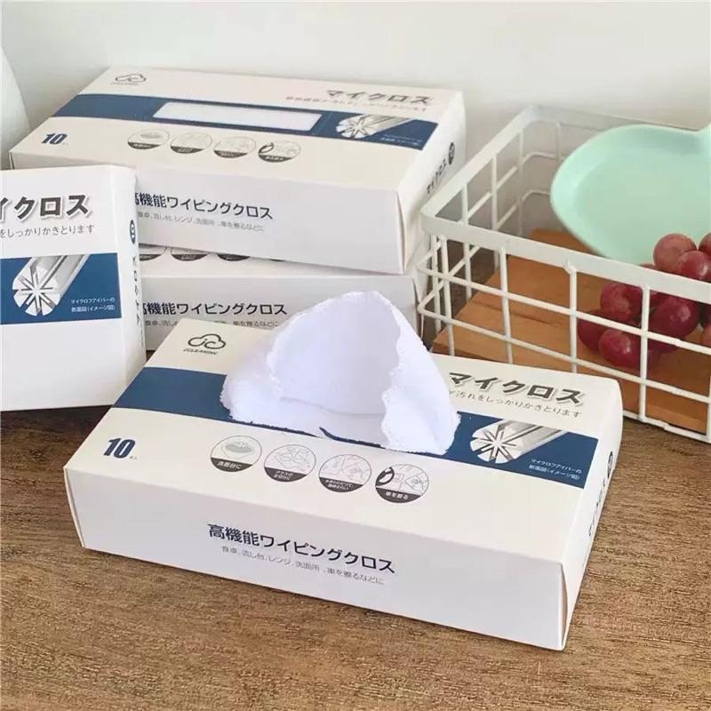 附發票 神仙抹布 日本抹布 抹布 吸水抹布 廚房抹布 擦碗布 棉紗抹布 超吸水抹布 白色抹布 清潔布 一盒10條-細節圖2