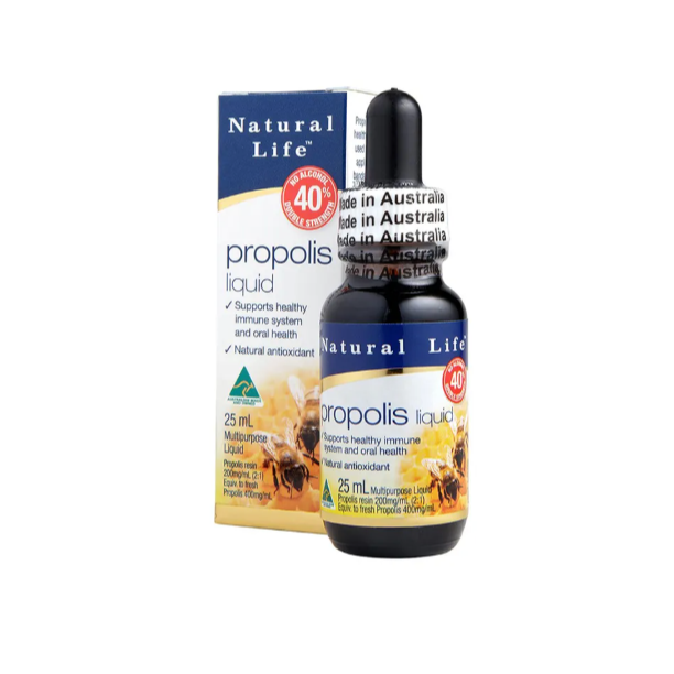 附發票 澳洲 Natural life 麥盧卡蜂膠噴霧 30mL 無酒精 蜂膠液 25mL-規格圖2